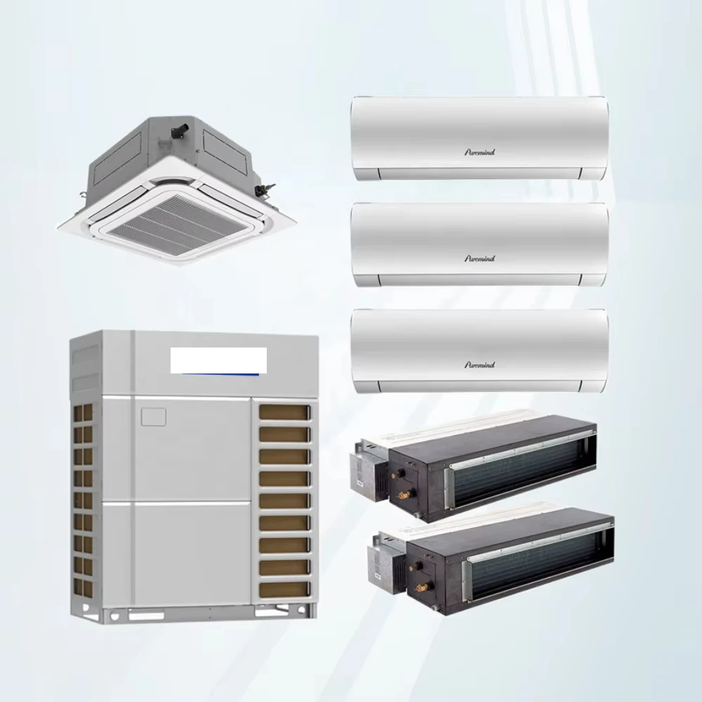 hot sale Industrial Central Air Conditioner VRF W/ Heat Pump Duct Cassette Air Conditioning VRF Multi Split Air Cooling System