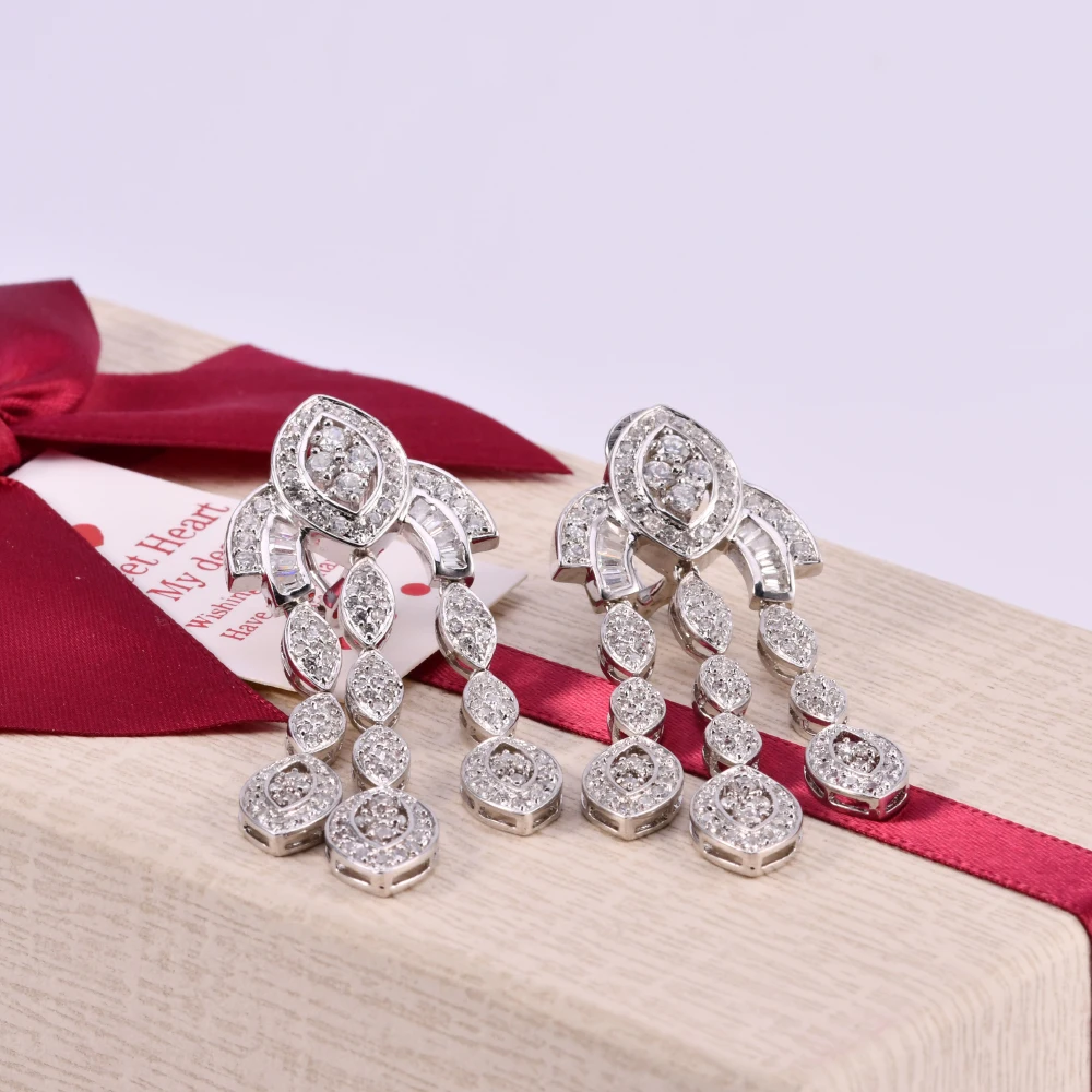 Никель и свинец бесплатная изготовление под заказ люстра Висячие Серьги