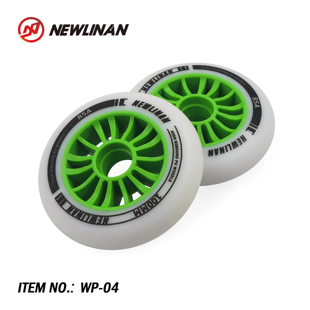 
Inline speed skate PU wheels ABS core Durable Size 100mm wheel 