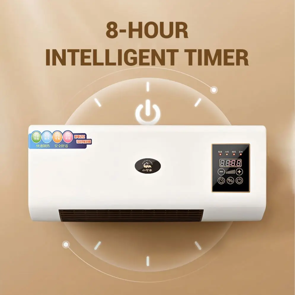 Wholesale Air Conditioner Heating Fan Wall Mounted Electric Dual Use Fan Space Heater Room Household Air Conditioner Heater