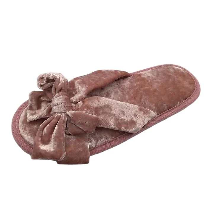 Latest design cheap wholesale spa slippers for women made in China