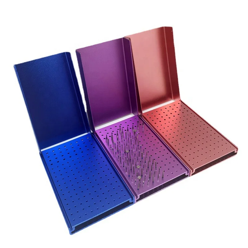 152 Holes Opening Autoclavable Aluminium High Speed Burs Holder