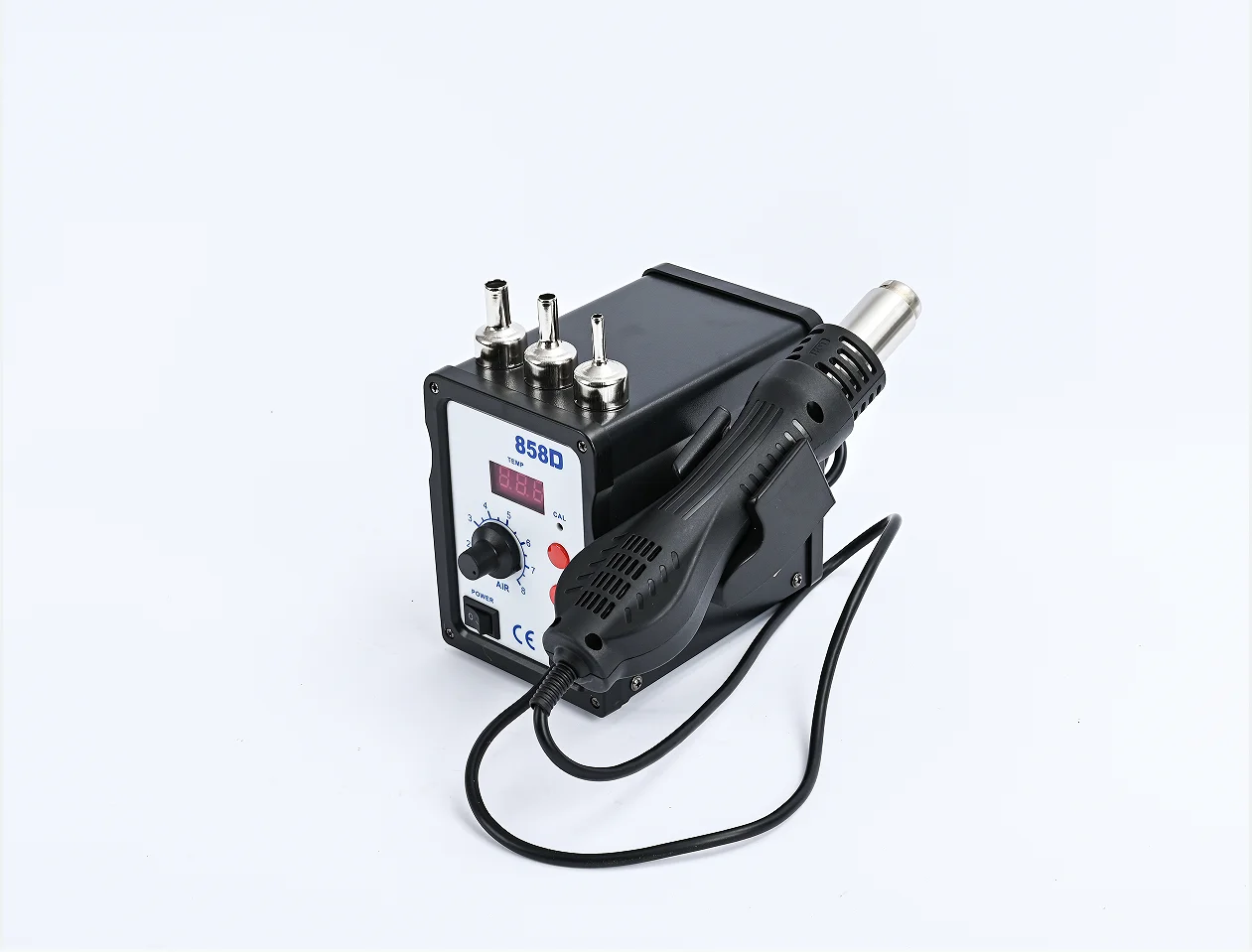 858D digital display adjustable constant temperature hot air gun soldering station mobile phone maintenance hot qir gun