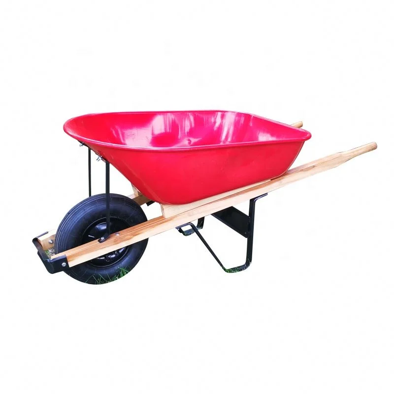 Truper model Wheelbarrow 5.5ft (80 Liters), with puncture-proof polyurethane wheel