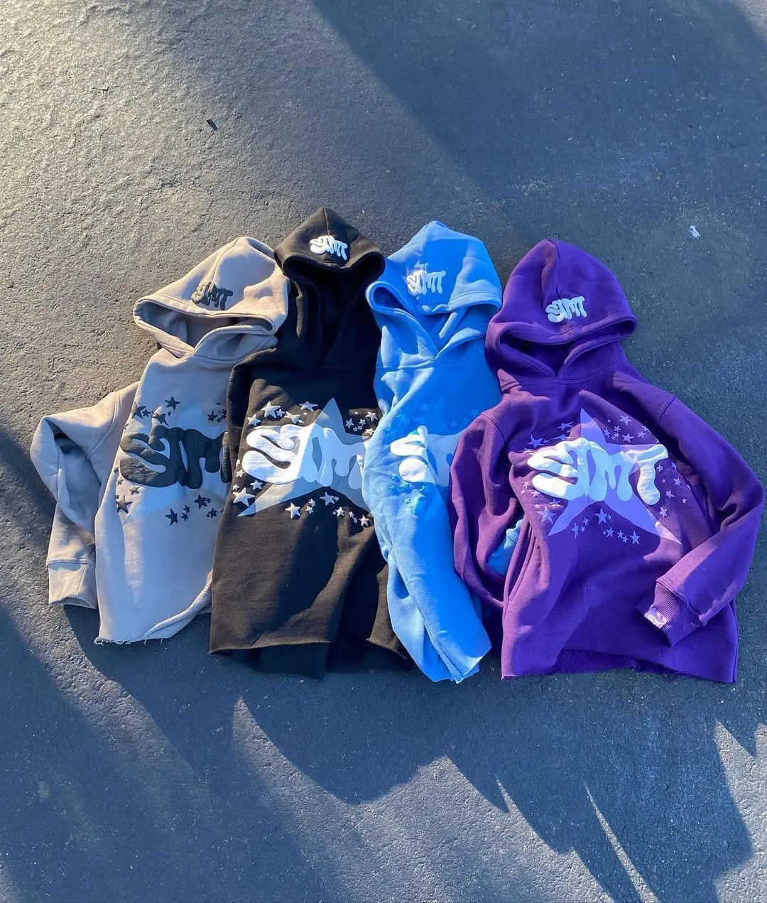 Wholesale heavyweight cotton cut edge raw hem oversized high quality manufacturers custom logo cropped men 3d puff print hoodies