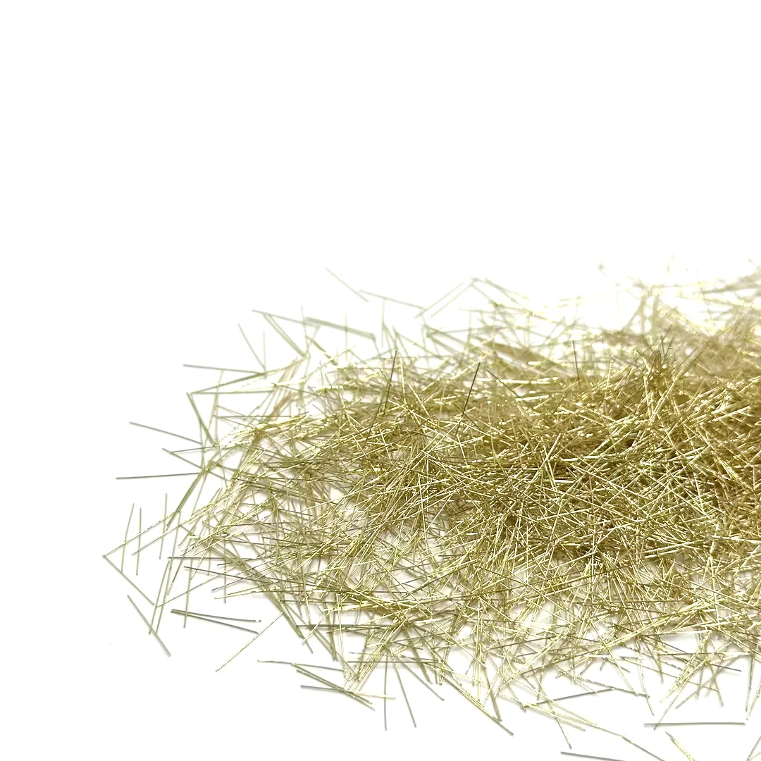 DAYE Fiber Copper Coated Steel Wire Refractory Material Steel Fiber Increase Load Bearing Capacity Crimped Steel