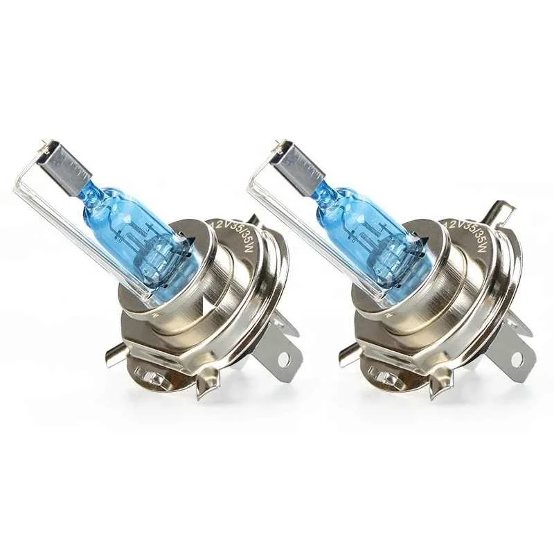 Scoote Car Auto Lamp For Cafe Racer New Super Bright Xenon H4 P15D Motorcycle Headlight Bulbs Halogen