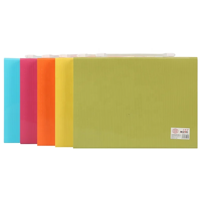 Wholesale Office School Stationery Products Paper Protector Bag Expanding Handle File Organizer Folder