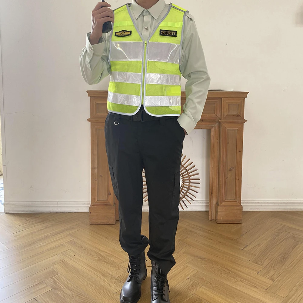 Environmental Friendly Hot Selling Clothing Samples Customize Security Uniform Set Guard Security Guards Uniforms Design