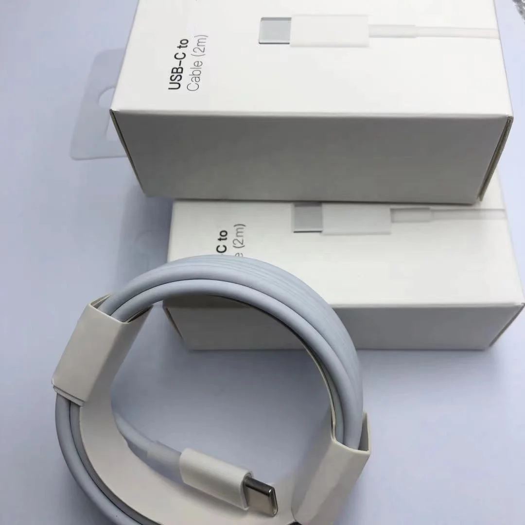 18W/20W PD USB-C to 8Pin 2M USB-C Type-C fast charging raw data charger cable for i12 pro max 78XRXS cable for i11