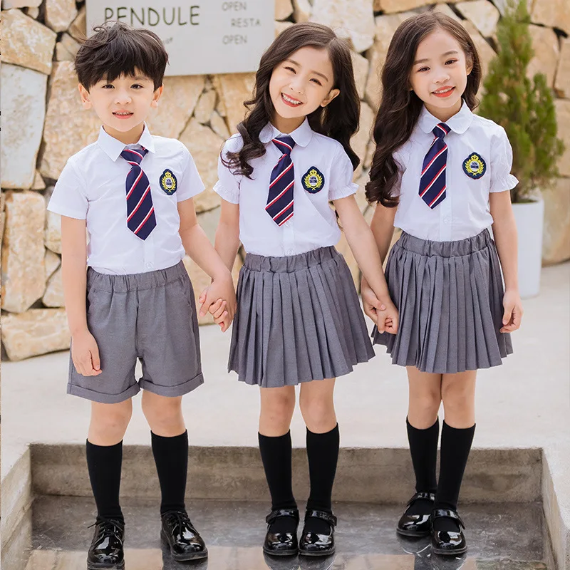 Custom high quality new design kindergarten school uniforms