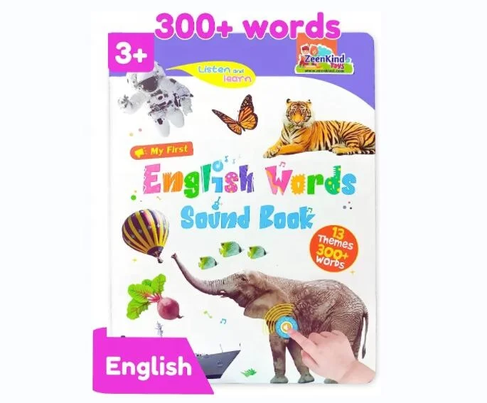 300 + слова раннего обучения Интерактивная звуковая книга для детей