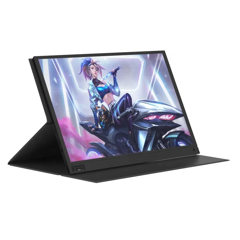 15.6 inch portable extra monitors 4k touchscreen with battery led monitor gaming extend laptop for portable tv