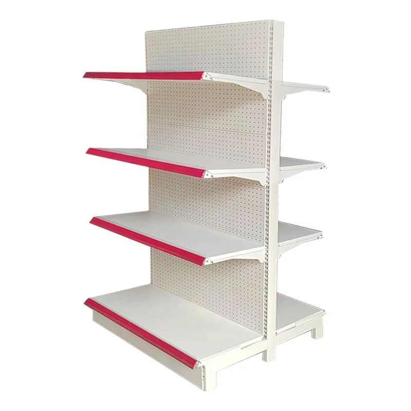 Стеллажи, полки для супермаркета Q235, холоднокатаная стальная полка для гондолы