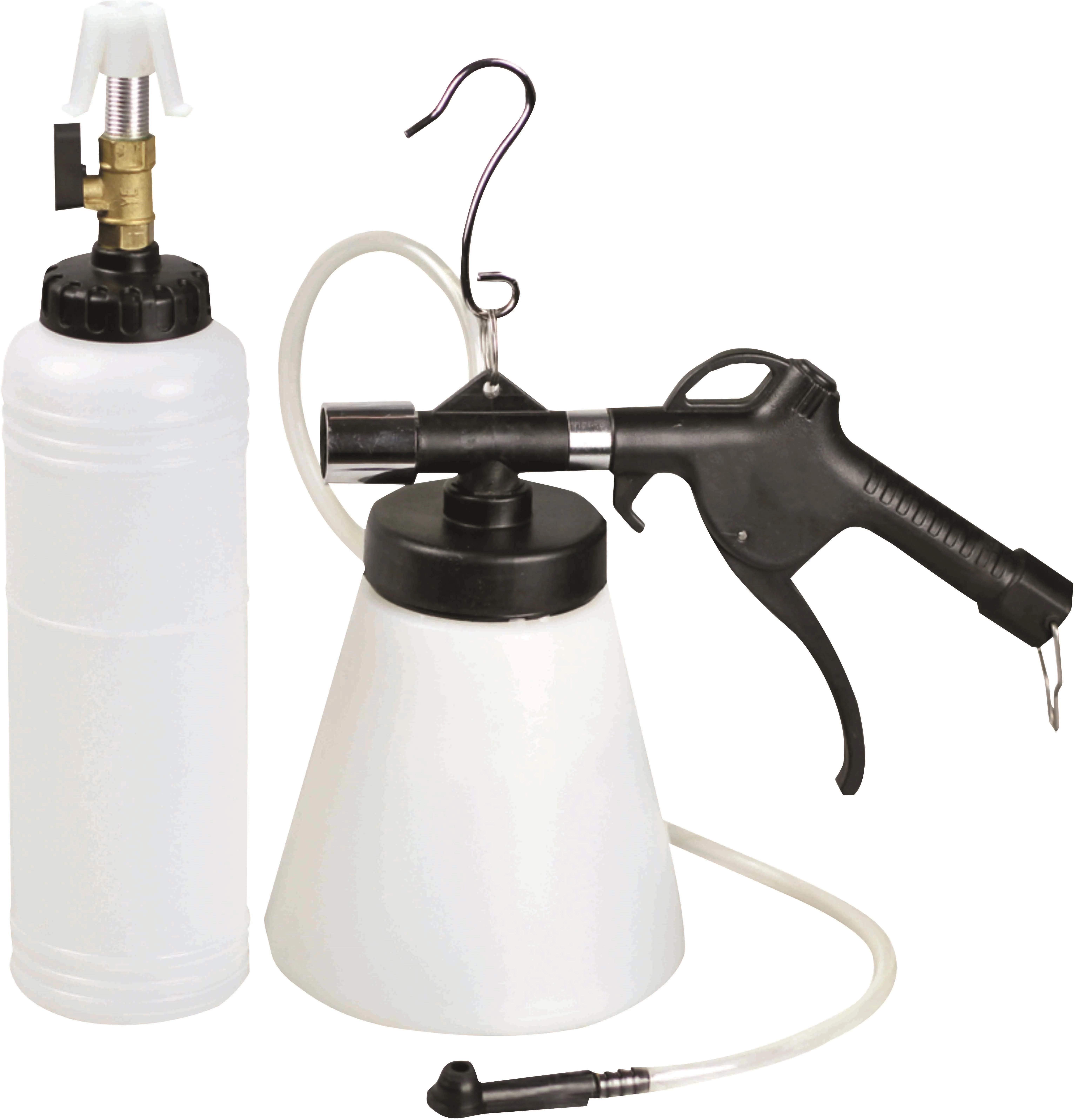 SUGETOOLS universal pneumatic garage vacuum tool set handheld car brake bleeder bleeding fluid change kit