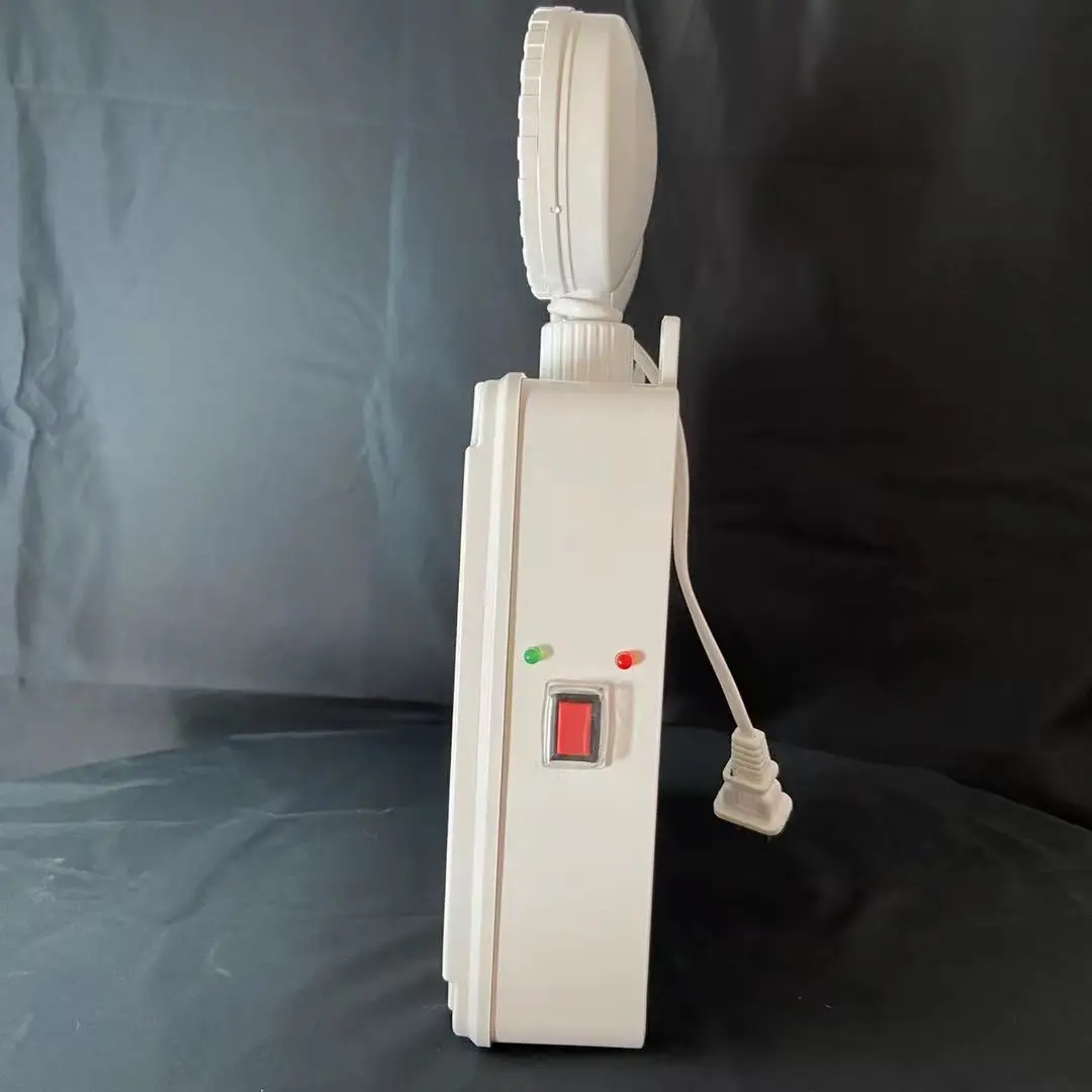 Long life high brightness waterproof IP65 dual head lights l2*5W 3 hrs led emergency charging light