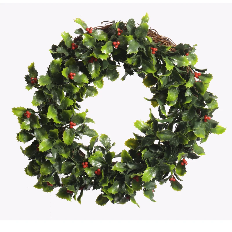 door hanging wall faux artificial green leaves boxwood wreath for window holiday wedding decoration