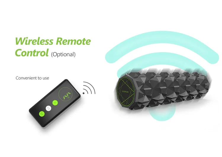 2023 New Electric Foam Roller Battery Foam Roller EVA material Fitness vibrating Foam Roller