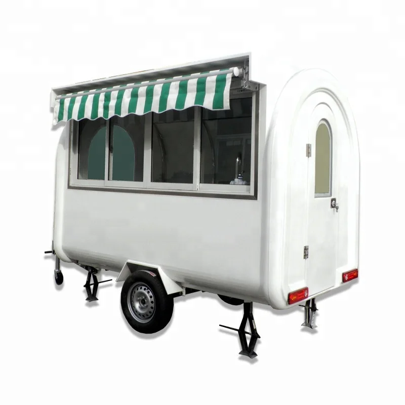 Mobile Coffee Shop Candy Vending churros fryer ice cream food cart trailer