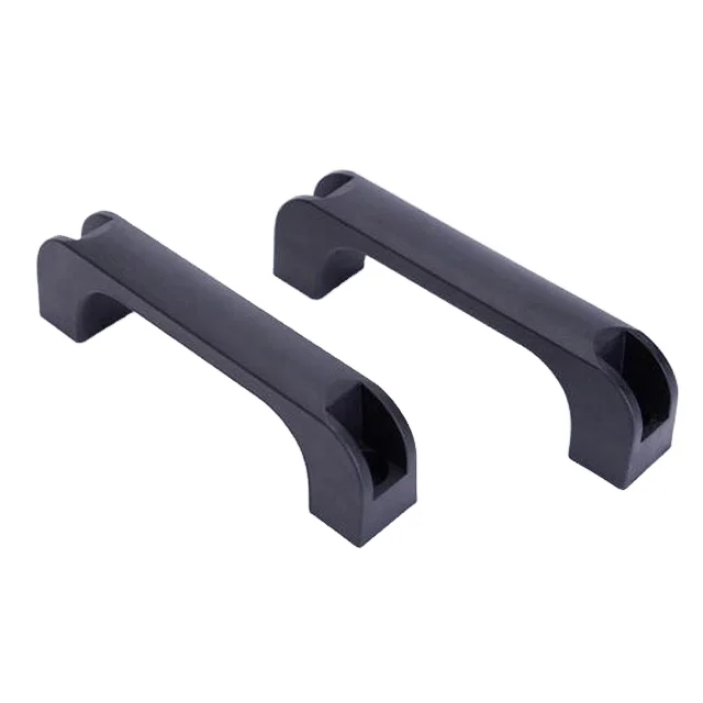 Strong Nylon 160mm Square Door Handle Industrial Black Plastic Hinge for Outdoor and Kitchen Use