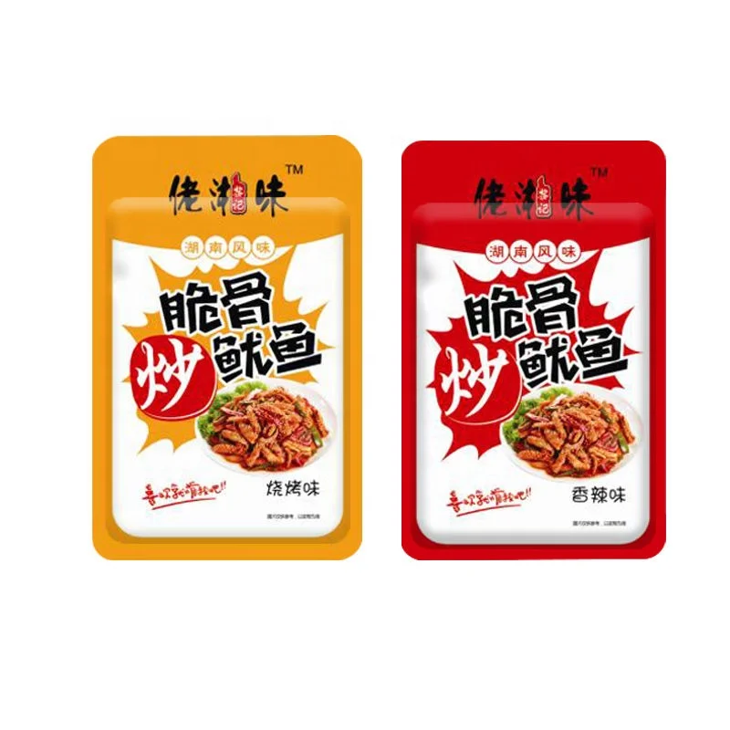 
Seafood Spicy crispy snacks cooked dried-squid-snacks soft squid 
