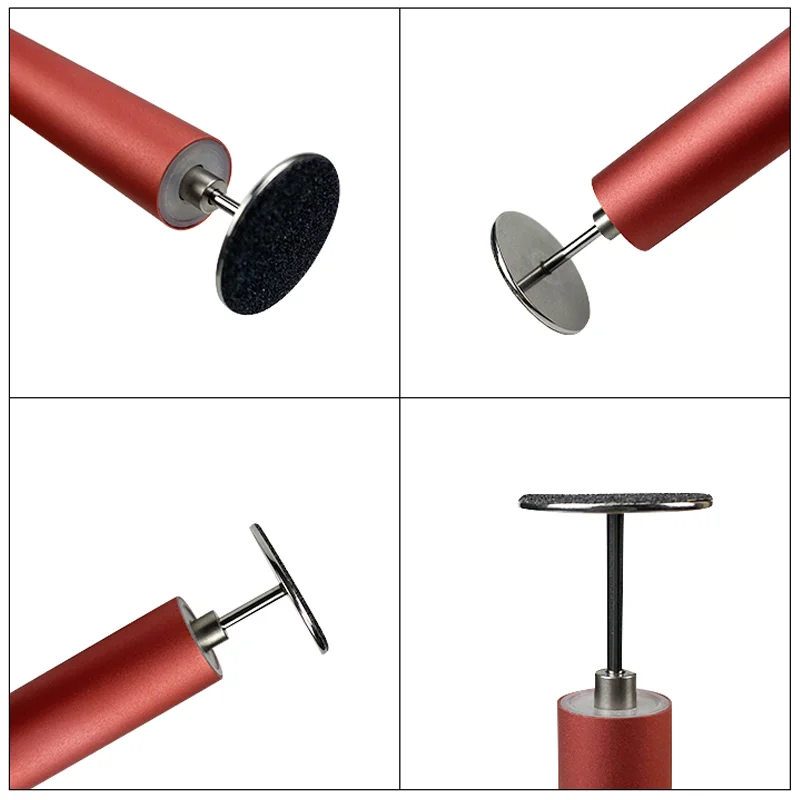 20MM 25MM Nail Disk Disc Replaceable Round Sanding Paper 100pcs #80 #180 Sandpaper Disc Cuticle Callus Remove Pedicure Drill Bit