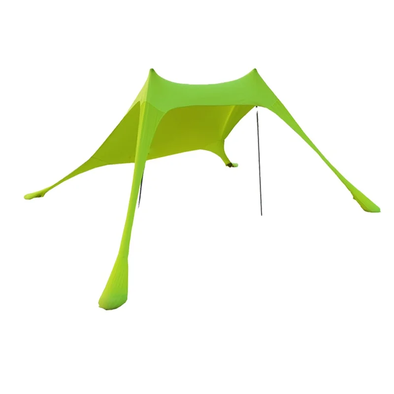 Lightweight Custom Adjustable Single Layer Portable Beach Tent Umbrella for Sun Shade and Travel Shelter Outdoor Use