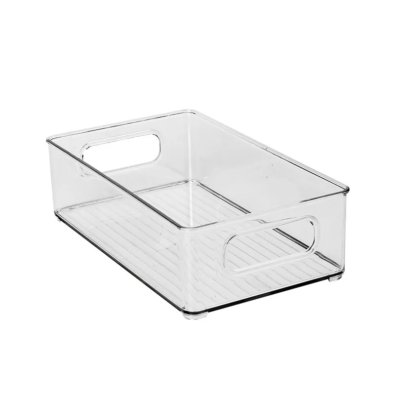 Kitchen Containers Fridge Organizer Stackable Refrigerator Organizer Bins with Lids