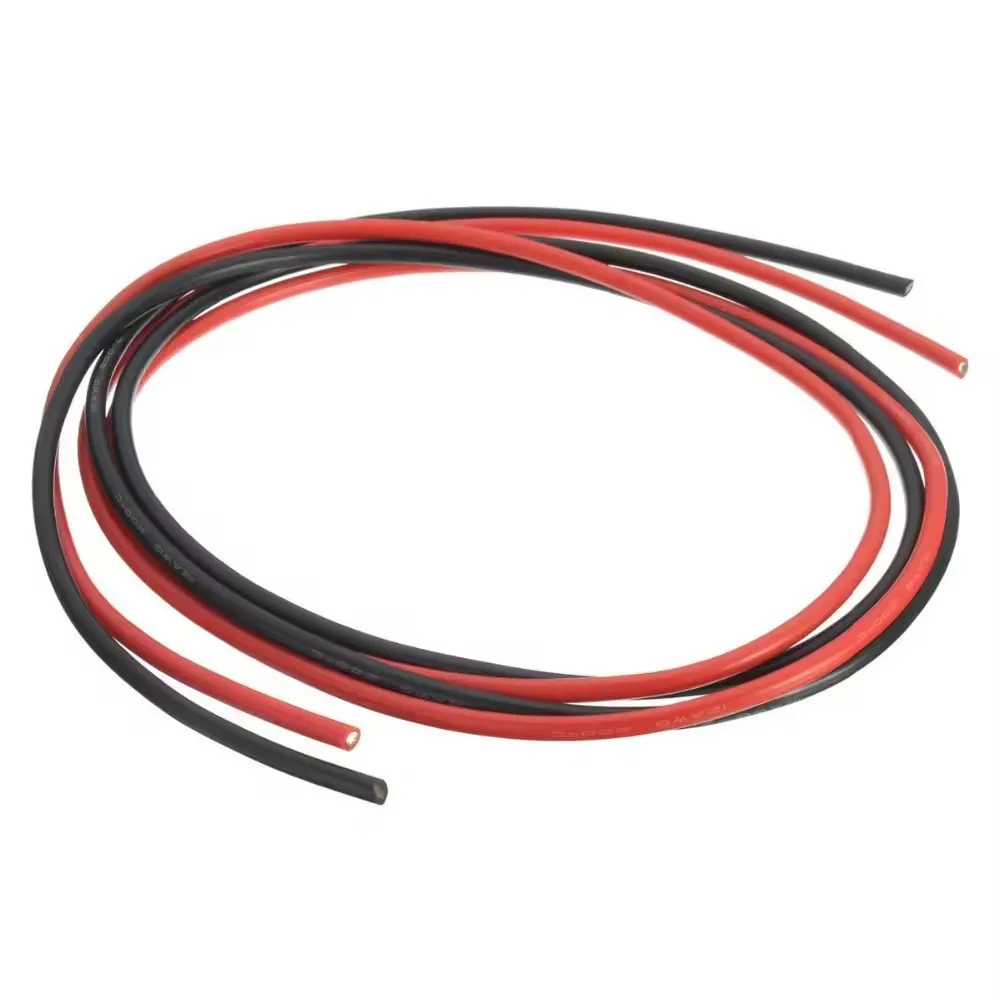 Heatproof Flexible Silicone 6AWG 8AWG 10AWG 12AWG 14AWG 16AWG 26AWG Red/BlckBlue/Green Silicone Wire
