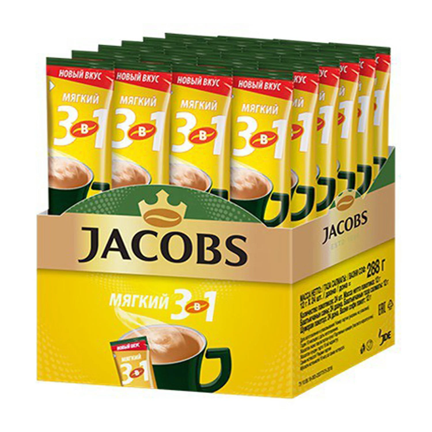 
 Оптовая продажа, растворимый кофе 3 в 1, быстро готовый порошок для горячих напитков, пакеты идеально подходят для использования в дороге, мягкий вкус/аромат, 10BL * 24 шт. в упаковке  