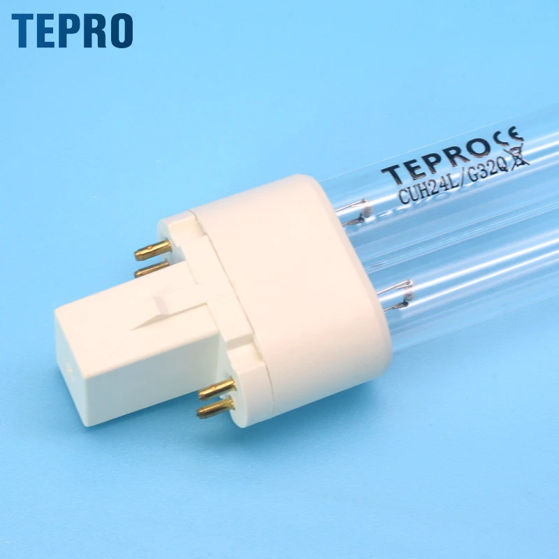 CUH24L/G32Q китайская ультрафиолетовая лампа в форме буквы H фильтр для воды УФ-лампа 165 мм 217 317 410 УФ-лампы