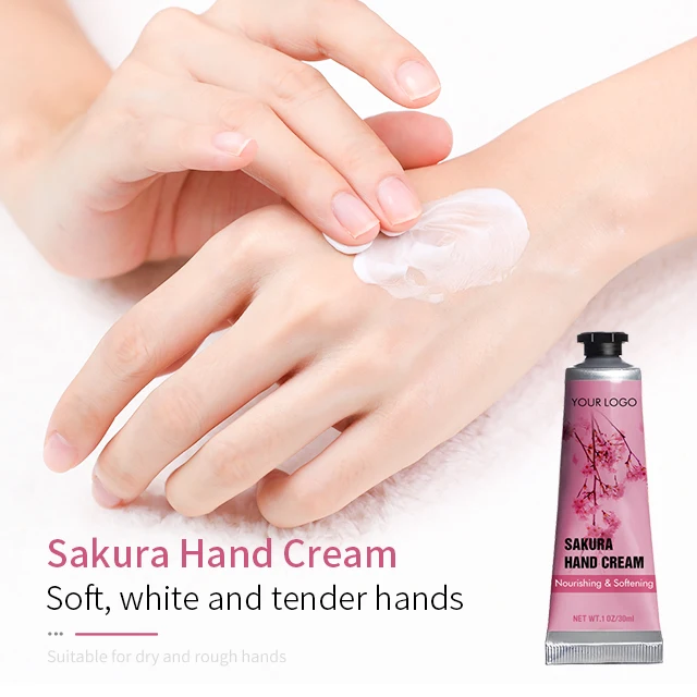 Отбеливающий крем для рук оптом сглаживающий сухой Восстанавливающий уход за кожей увлажняющий с цветком
