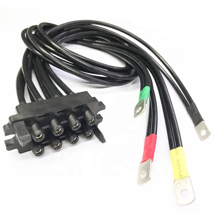 Custom Wire Harness Cable Assembly BNC RS232 DB15Pin male female  wire harness/battery/Solar cable