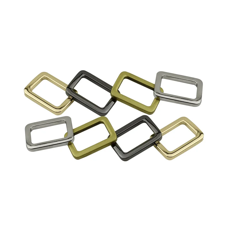 metal zinc alloy iron steel rectangle ring handbag accessories bag parts ring