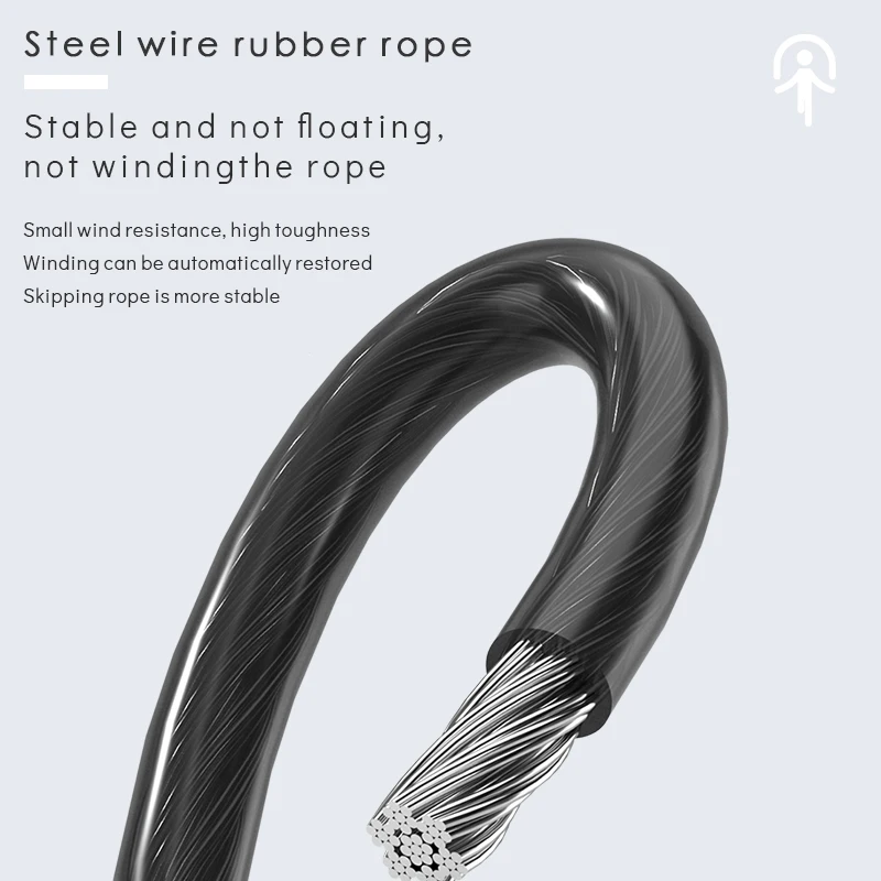 Custom logo Pvc Ropeless Exercise Fitness Skipping Rope Wholesale Wireless Pocket skipping jump rope For Fitness