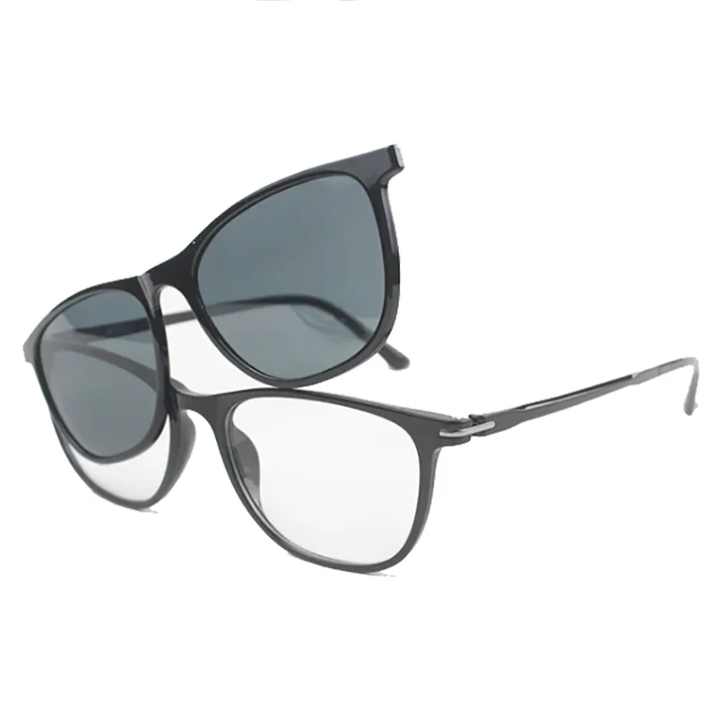 Light Polarized Acetate Eyewear Sun Glasses Fashion Magnetic Glasses Frame Designer Luxury Men Clip On Sunglasses