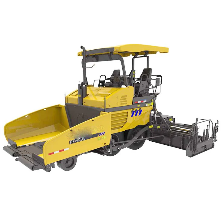 Chinese Top Brand 6M Paving Width Asphalt Concrete Paver RP603L Wheeled Pavers