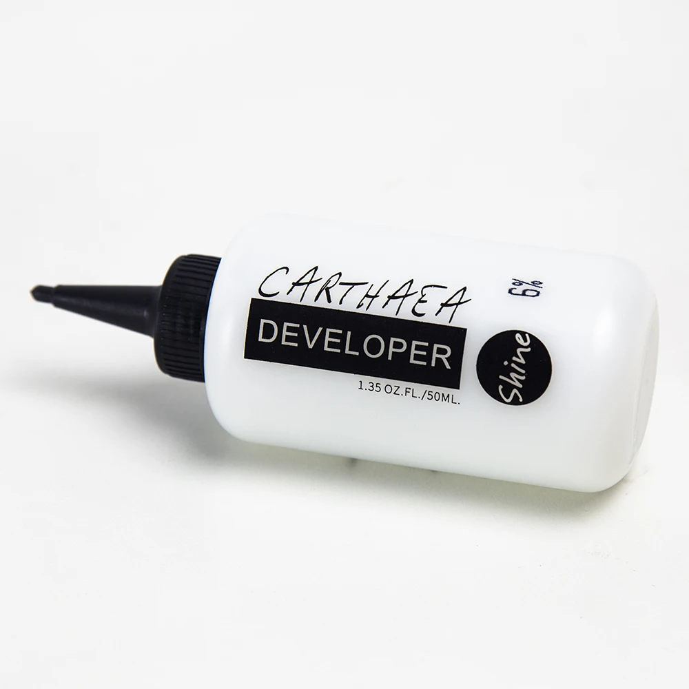 Wholesale Professional Oxidant Manufacturer Carthaea Brand 50ml Peroxide Cream No3 Ammonia Free Professional Hair Developer