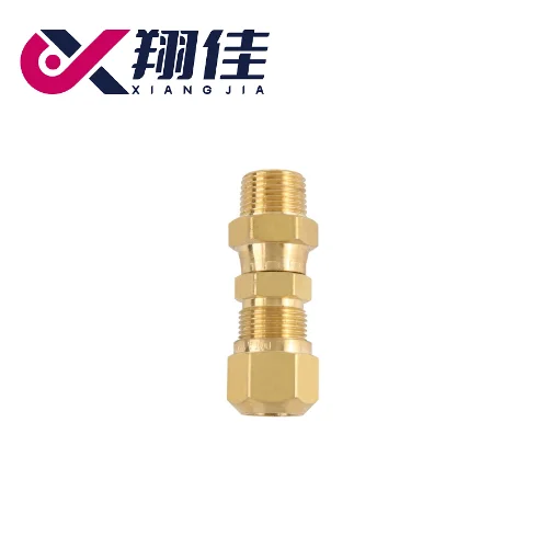 DOT Air Brake brass fitting Bulkhead Union 66NBH-8-6 by Parker  28321 by Midland
