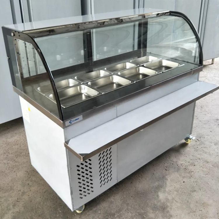 Refrigerated Display of Salad Sandwich 1.5 Meters
