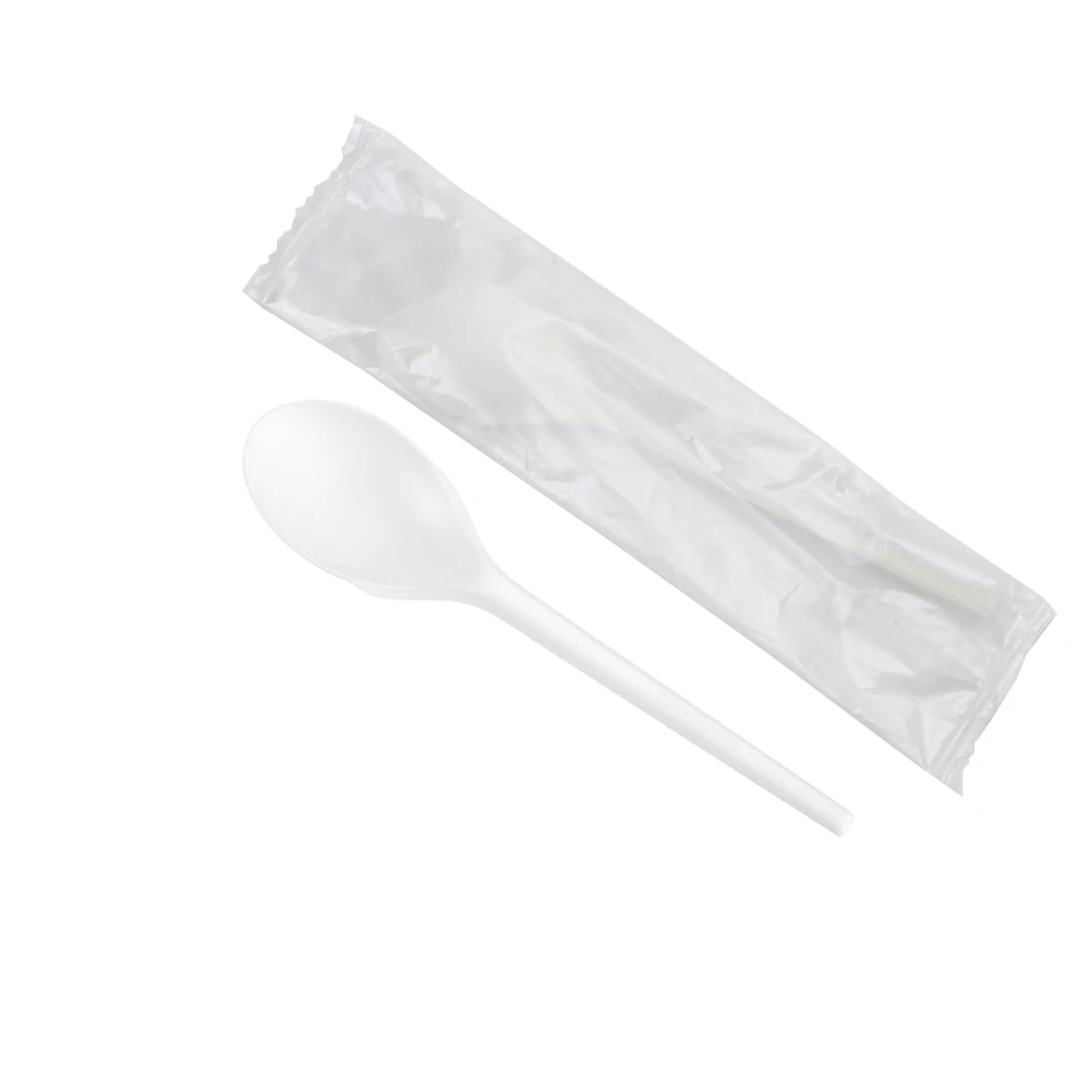 BPI Quanhua ECO friendly Lightweight disposable biodegradable spoon Biodegradable Spoon Cutlery