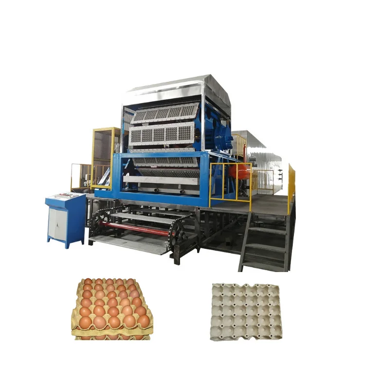 Biodegradable Egg Tray Paper Recycling Manufacturing Machine Waste Paper Pulp Egg Tray