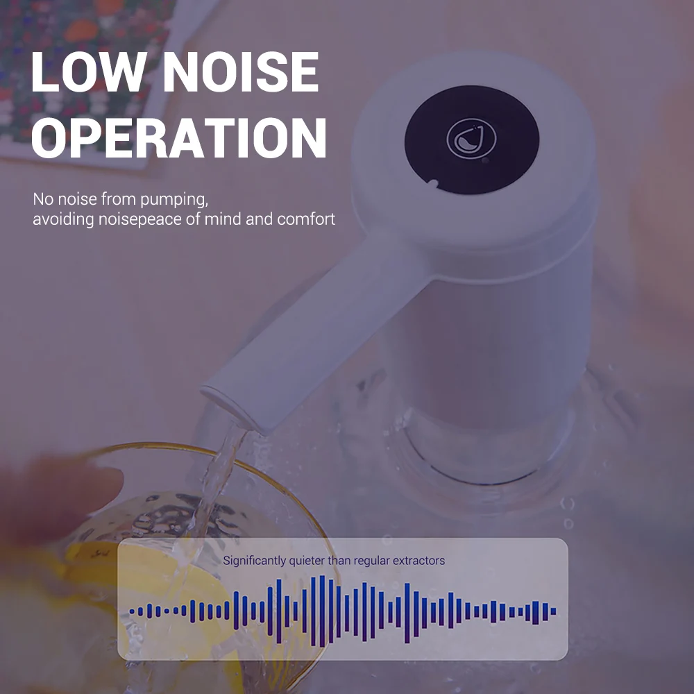 Water Dispenser Pump Portable USB Rechargeable Electric Drinking Bottle Automatic Pump Home Office Water Device Dispenser