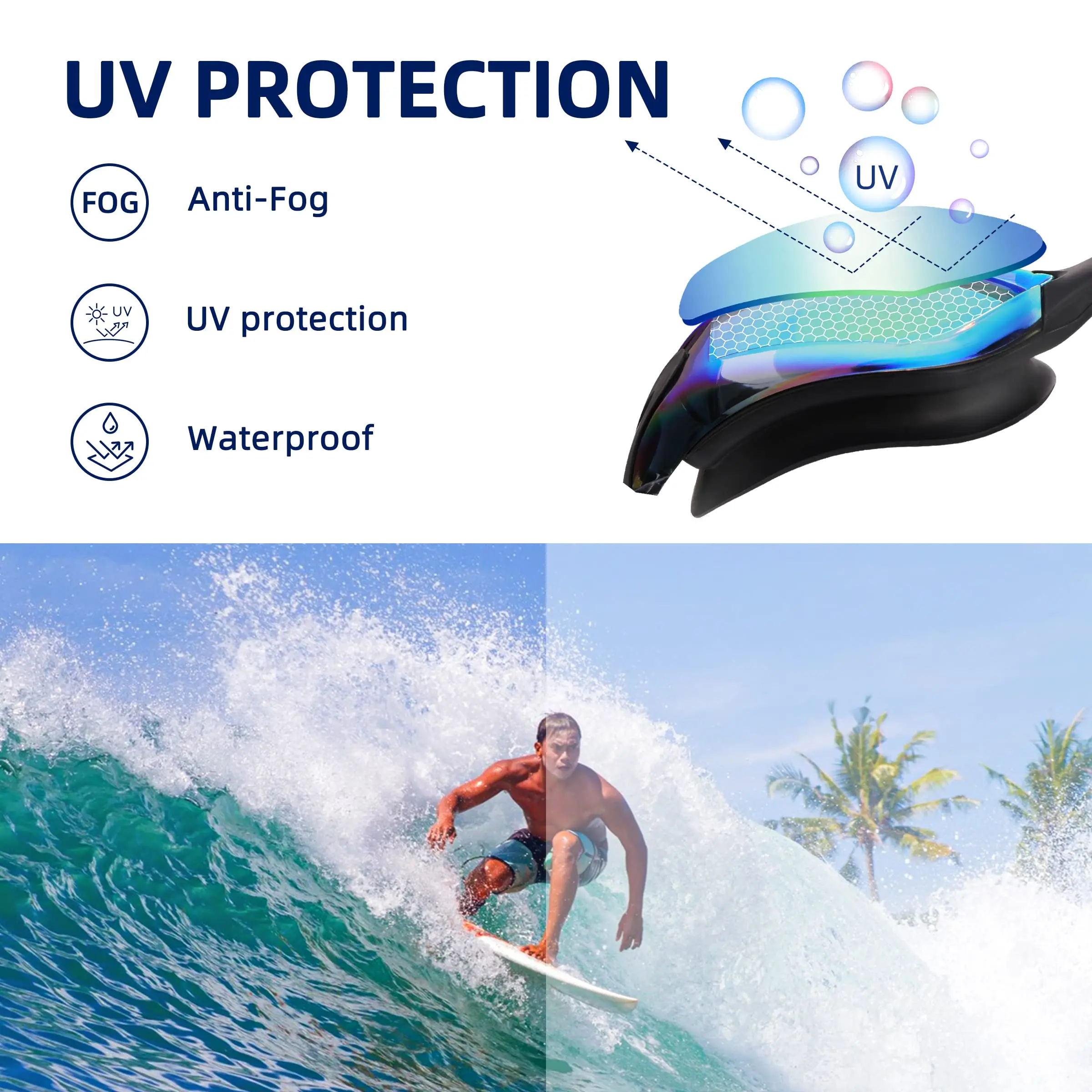 manufacturer racing girls big prescription cheap quality view pool sports Swimming Glasses Goggles