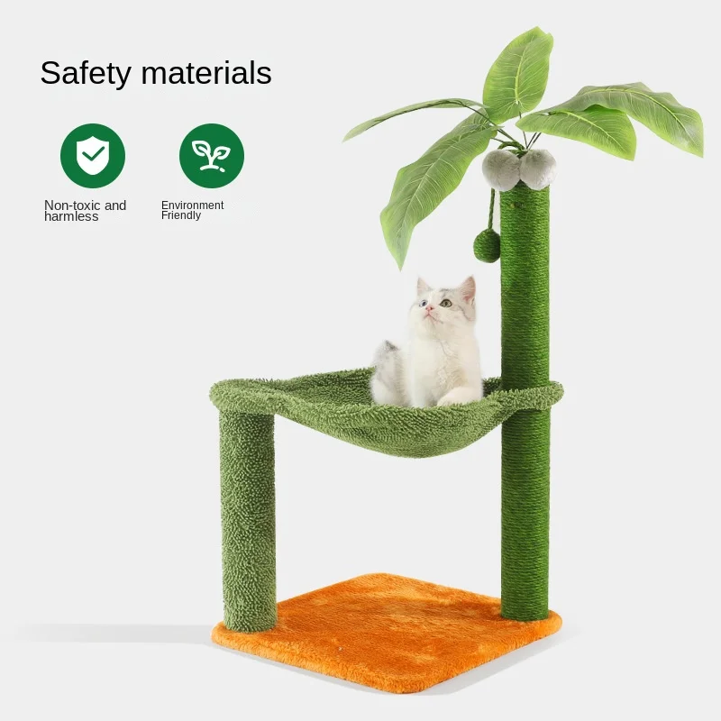 colorful cat scratching board sisal furniture cat nest cat tree diving platform