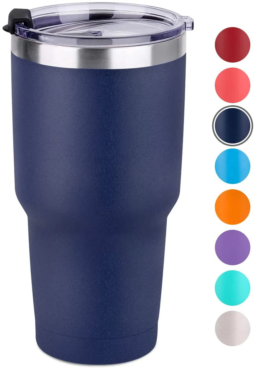 In Stock 30oz Vacuum Insulated Color Body Double Wall Stainless Steel Beer Mug Custom Outdoor Travel Coffee Mug Water Bottles