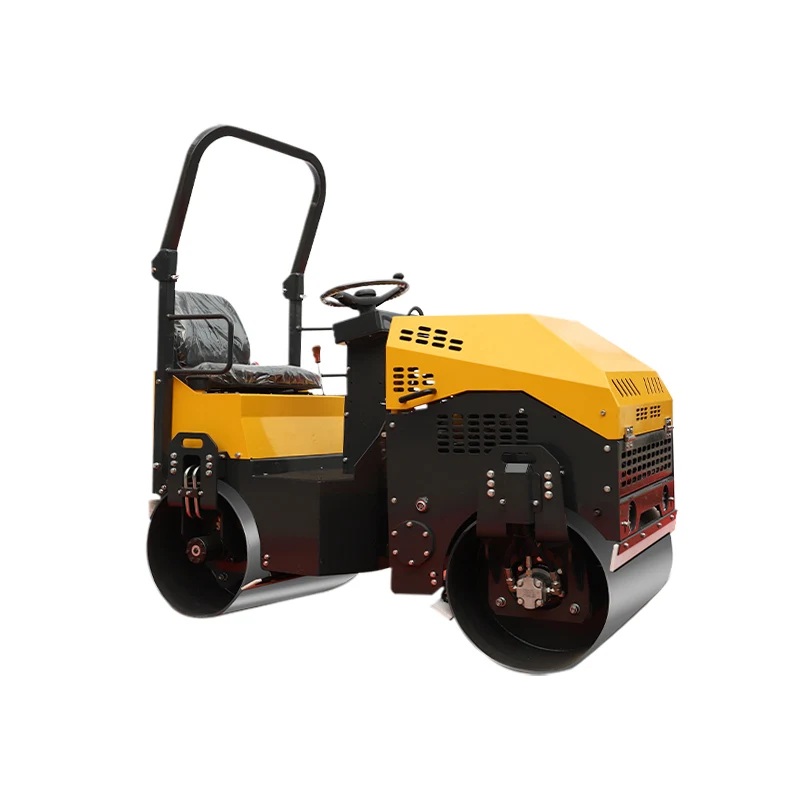 Made in China small road roller fully hydraulic control hand-held seat-driven roller single steel wheel double steel wheel compa