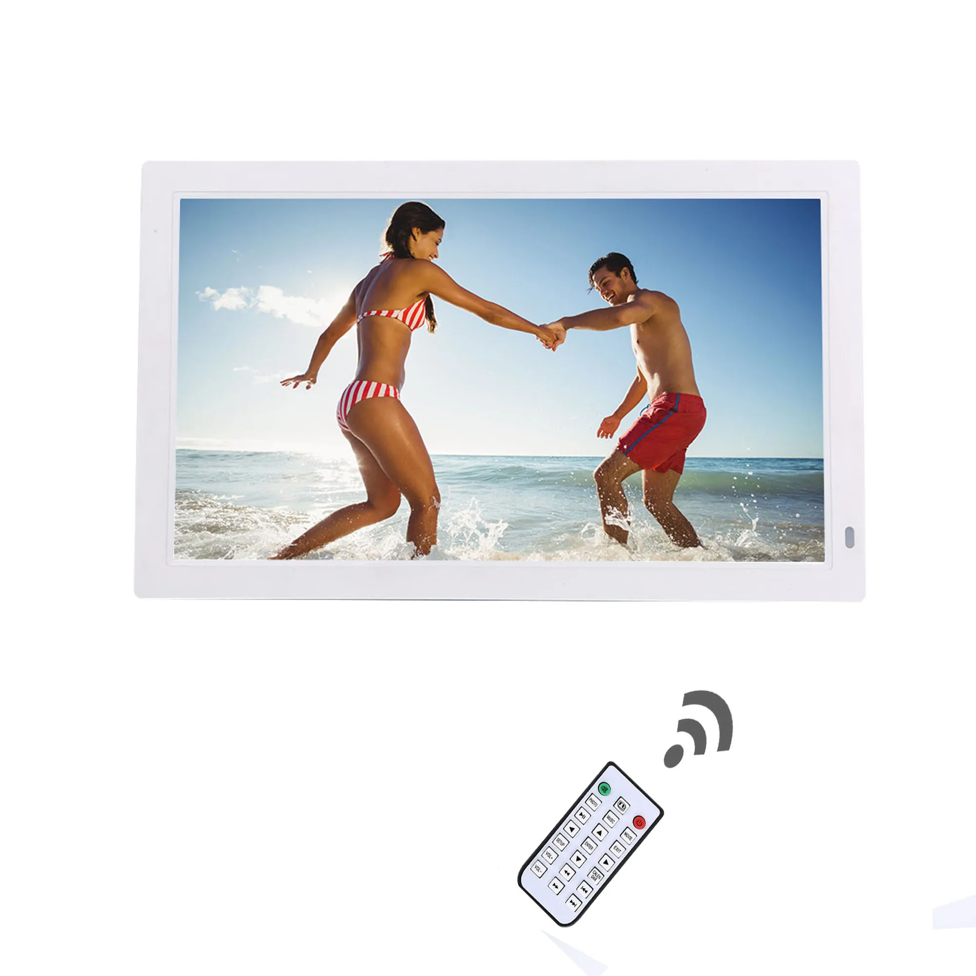 XCLT 808  Hot video loop auto play picture video hanging 8 inch digital photo frame brands