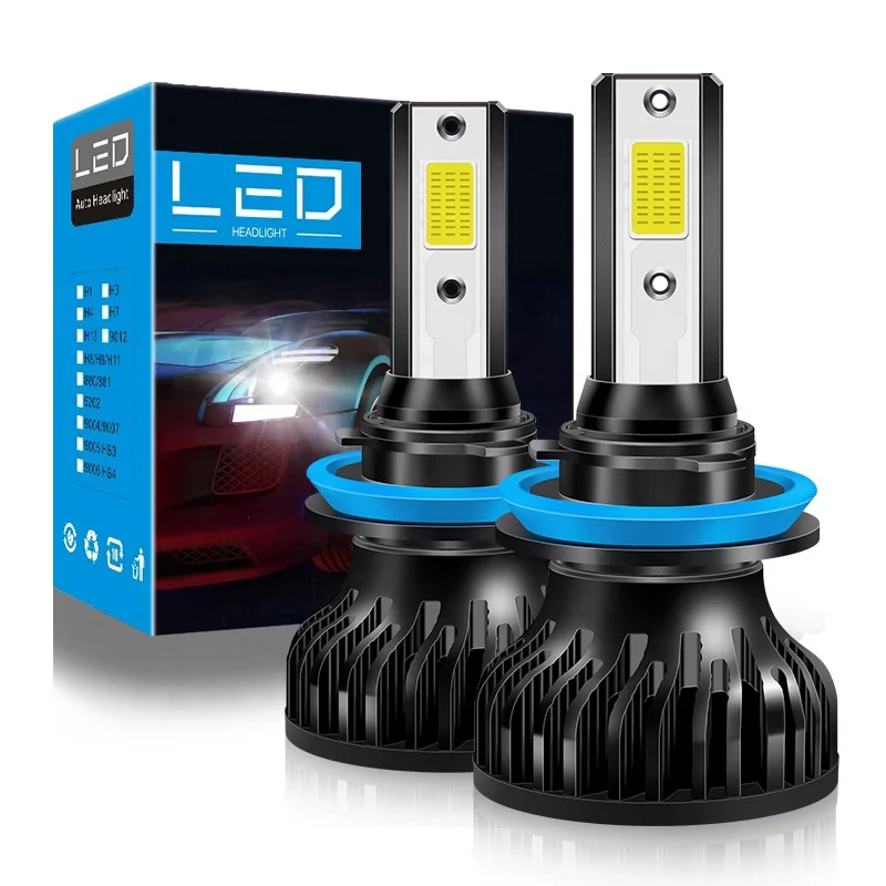 OEM Super Bright Mini 16000LM 50W H3 H1 H11 880 Led Headlight Bulbs Led H4 H7 led Headlight Auto Car f2 H4 H7 Led Headlight