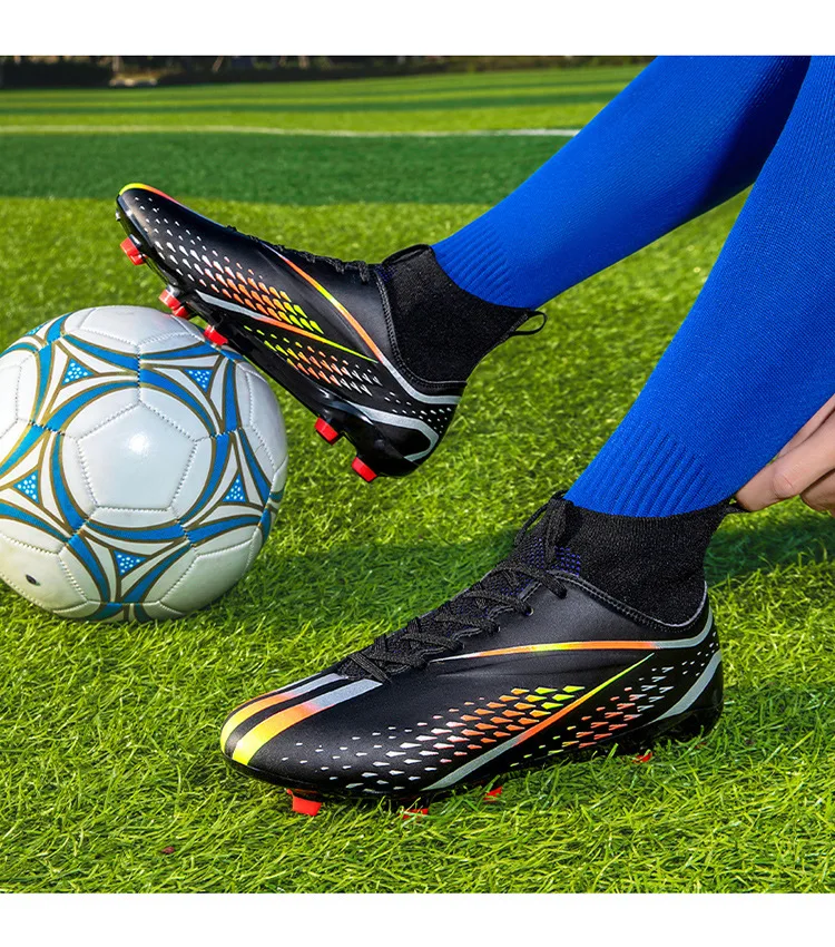 Wholesale Customized Men Football Shoes high quality Popular Design Outdoor Soccer Shoes Sport Online Football Soccer Boots